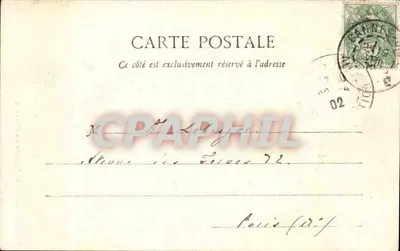 Torre dos Bandidos em Au Cannet — Edição Giletta, Nice, n° 138 — Verso
