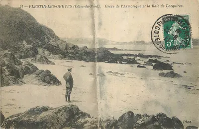 Plestin-les-Grèves (Côtes-du-Nord) — Praia da Armorique e Baía de Locquirec — N.D. Phot.