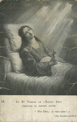 A Beata Tereza da Criança Jesus — Exalando o último suspiro — n°19