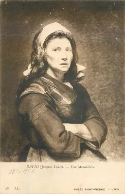 Jacques-Louis David — Uma Maraichère — Museu Saint-Pierre — Lyon