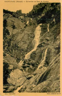Saint-Pons (Hérault) — Excursão ao Saut de Vesoles — Fot. Combier Macon