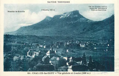 Challes-les-Eaux — Vista geral e Granier — Savoie Tourisme