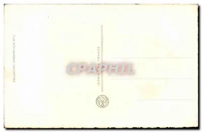 Casal amoroso — cena romântica — Coleção Cromática N°6, Impressão na França — Verso
