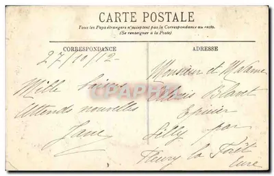Pierrefonds — Rue Notre-Dame i Zamek — Wydawnictwo Varin — Rewers