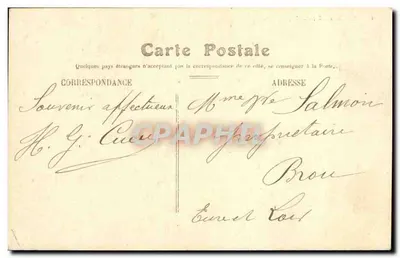Rouen — Igreja de São Ouen — H. Yeissé — Verso