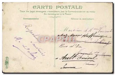 Rouen. Domy z XV wieku na ulicy Saint-Romain — L.V. & Cie, nr 303 — Rewers