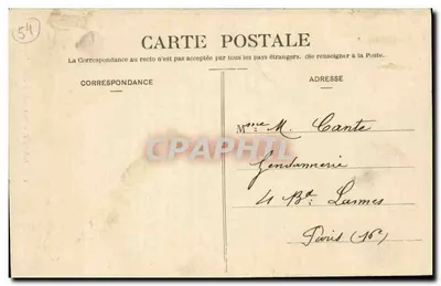 Nancy - Statua Jeanne d'Arc — 30 marca 1910 — wydane przez Amilie — Rewers