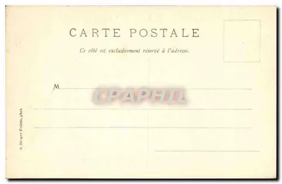 Montrésor — Ruiny kaplicy Chartreux w Liget — A. Bruger Frères, phot. — Rewers