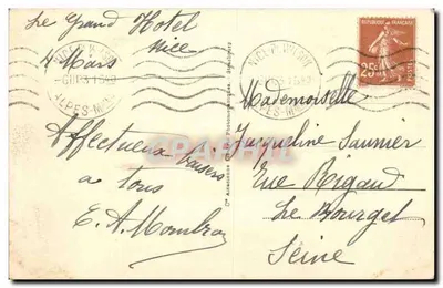 Monte-Carlo — Ogrody i Kasyno — wydawca nieznany, nr 177 — Rewers