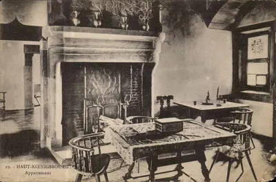 Apartamento — Haut-Kœnigsbourg — editor Ch. Bergeret, Strasbourg