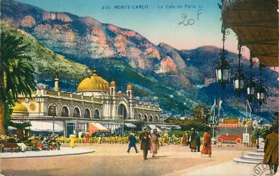 Monte-Carlo — O Café de Paris — editor LL, n° 275