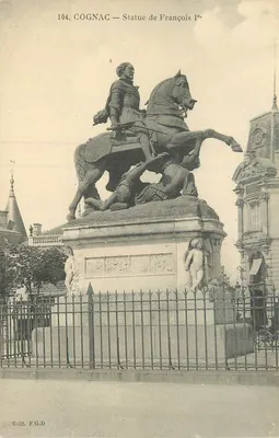 Cognac — Statua Franciszka I — Wyd. F.G.D. nr 104