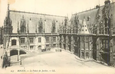 Rouen — O Palácio de Justiça — LL.