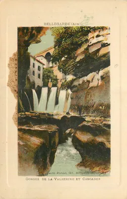 Gorges da Valserine e cascadas — Bellegarde (Ain) — Lucien Michaux, editor