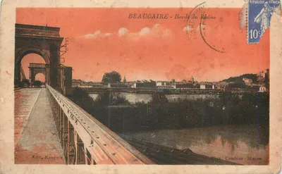 Beauchâtre - Margens do Ródano — Edit. Ranguis