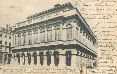 LYON — O Grande Teatro — Edição Gilletta, fot. Nice, n° 3375