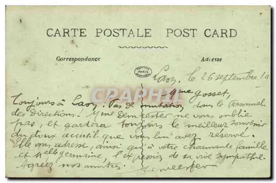 LAON — Poort d'Ardon — Uitgave Parijs Baudoiret, n° 3302 — Achterkant
