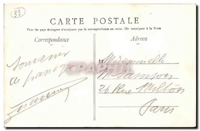 Déaux - A Praça e a Torre Pey-Berland — Verso