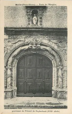 Melle (Deux-Sèvres) — Porta do Hospício — Século XVII