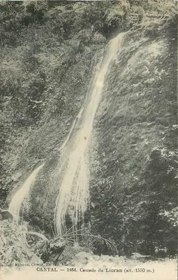 Cantal — Cachoeira do Lioran (alt. 1550 m.) — Germain Malroux, Civeyte, lib. editor Aurillac, n° 1464