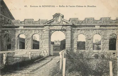 Ao redor de BONNEVAL — Ruínas do antigo Castelo de Memillon — Edição Doussot-Moineau