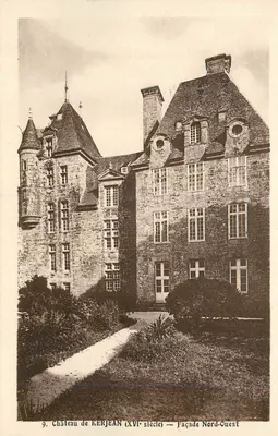 Castelo de KERJEAN (século XVI) — Fachada Noroeste