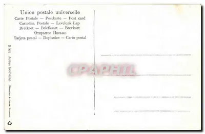 Kobieta niosąca naczynie — Egipcja — Bremner & Jolime, nr 301 — Rewers