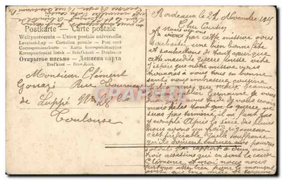 Mulher com trevo — Saint-Clément — Editor: C. G. B. (n° 1374) — Verso