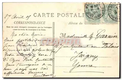 Marseille — N.D. de la Garde — Phototyp E. Lacour — N° 13 bis — Achterkant