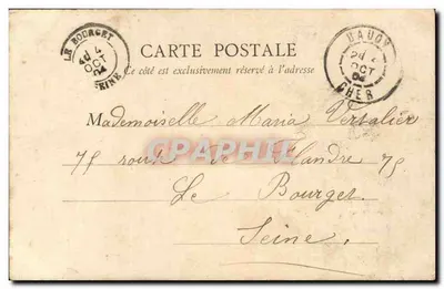Le Havre — Nossa Senhora dos Flutuantes — editor anônimo — Verso