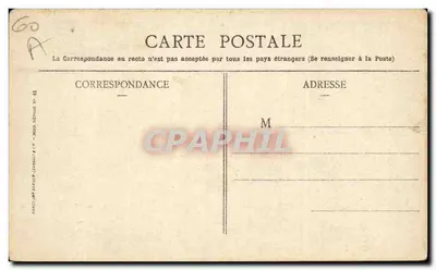Pierrefonds — Château et lac — Éditeur Chocolat Menier, n° 41 — Verso