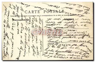 Orléans - Place du Martroi — uitzicht op de plein met paardrijder en tram — uitgever: T.R.C. n° 642 — Achterkant