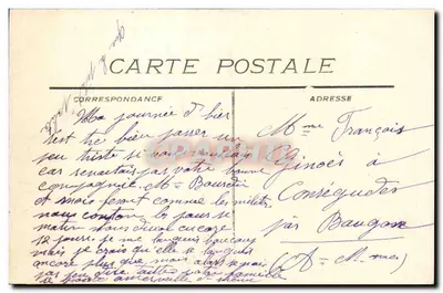 Toulon - Mourillon. Enseada do Forte Saint-Louis — editor L. Olive, Depositário Toulon, n° 2643 — Verso