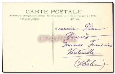 Trasa z Pierrefitte-Nestalas do Cauterets, Colimaçon — wydawca nieznany, numer seryjny nie widoczny — Rewers