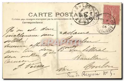 PARIS – Panorama rzeki Seiny (prawa brzeg) — C.M. n°147 — Rewers