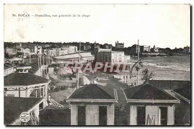 Royan — Pontaillale, vue générale de la plage — Carte de la Nouvelles Galeries