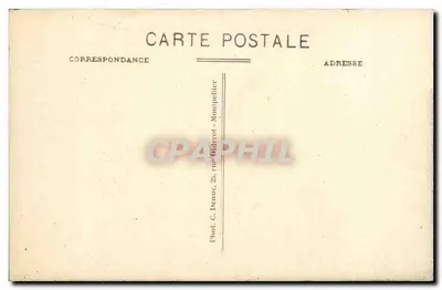 Montpellier — Les Arceaux conduisant l'Eau à la Ville — Phot. C. Denuc, rue Diderot — Rewers