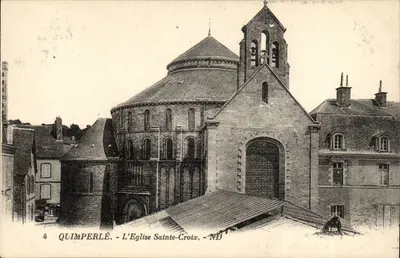 Quimperlé - A Igreja de Santa Cruz — ND, editor ND, n° de série 109