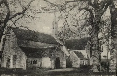 A Capela de Perguet — Environs de Fouesnant — Coleção Villard, n° 55768