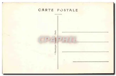Pontoise — A Entrada do Bairro Bossut — Fototipia L'Abelle, Paris — Verso