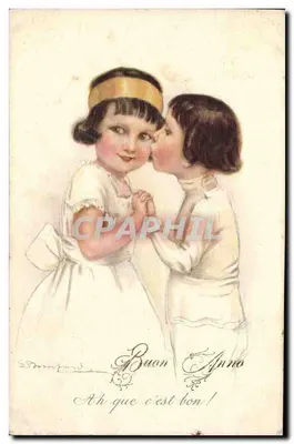 दो बच्चे — एक बच्चा दूसरे को गले लगाता है — S. Bompard, एडिटर