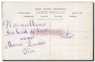 Marin con mazzo di rose — C.L. — n°2055 — Verso