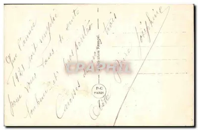 Kobieta z ptakiem — Wesołe Nowe Rok 1921 — P-C Paryż 96 — Rewers