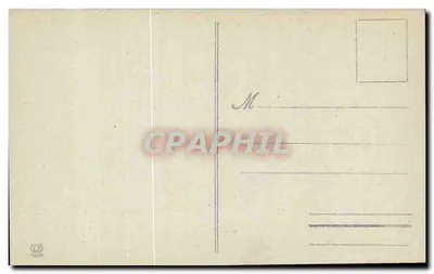 De Pyreneeën (1e serie) — Ingangspoort van de ruïnes van de abdij van Sint-Maria van Comminges — Phototype Labruche Frères, Toulouse — Achterkant