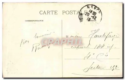 NANCY - Plac Carrrière - Szczeliny Jean Lamour: na tle, Pałac Rządu — ROYER ET CH., NANCY, n°38 — Rewers