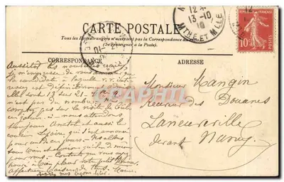 NANCY — Plac Stanisława w kierunku Teatru — LL. n°9 — Rewers
