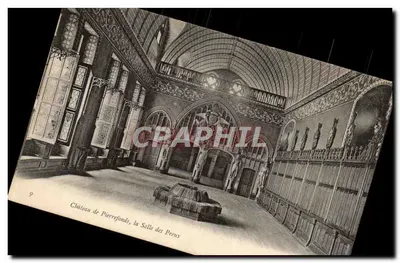 Zamek Pierrefonds, Sala Preux — wydawca nieznany, nr serii 9
