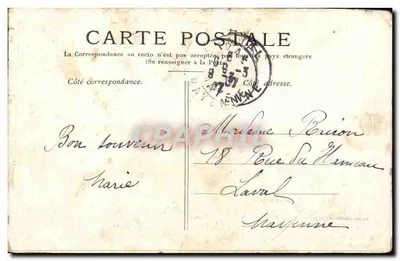 Fontainebleau — O Castelo. — Editor não visível, número de série não legível. — Verso