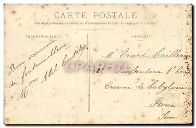 Palácio de Fontainebleau — A Gruta dos Pinheiros — n° 163 — Verso