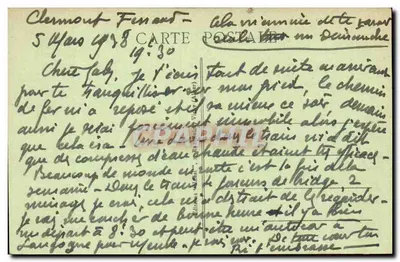 Royat-les-Bains — O Paraíso — Ideal, n° 4245 — Verso